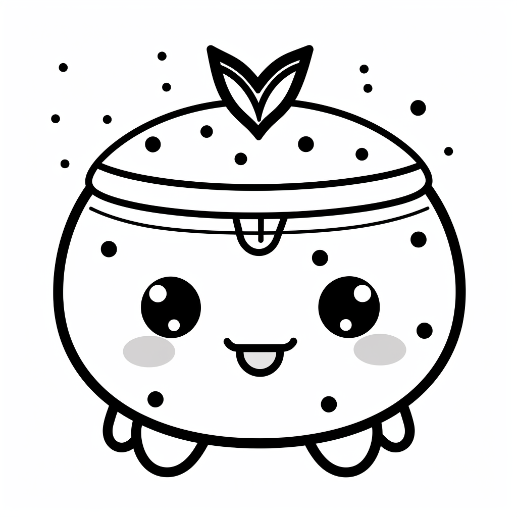 cute hamburger lineal icon white background