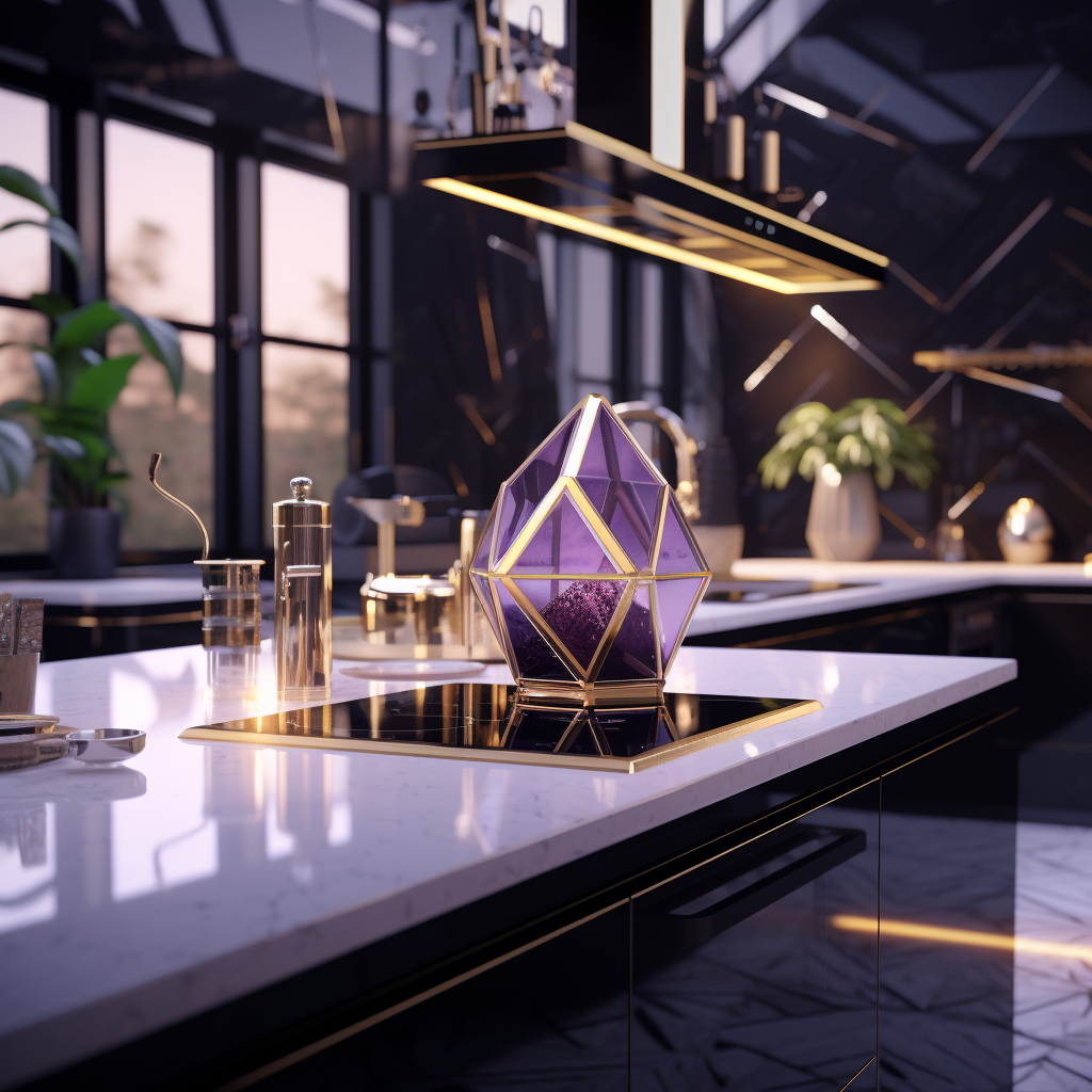 Isometric kitchen with luxury features