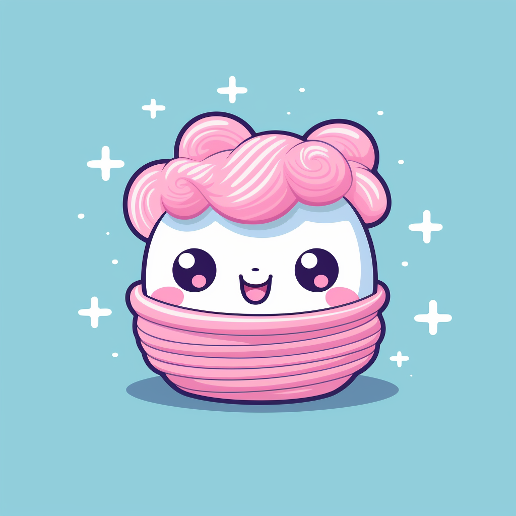 Adorable yarn logo design