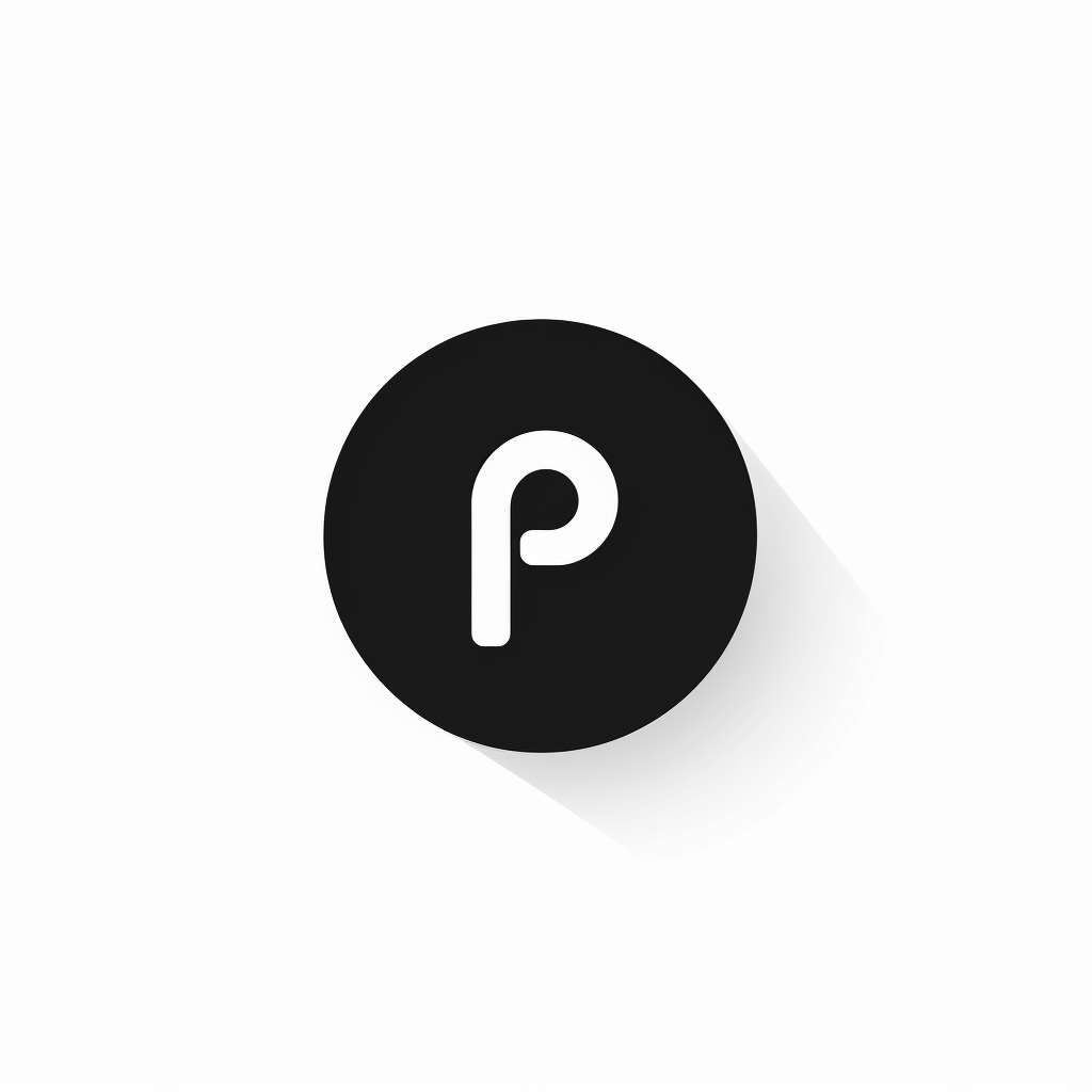 Cute letter P logo design