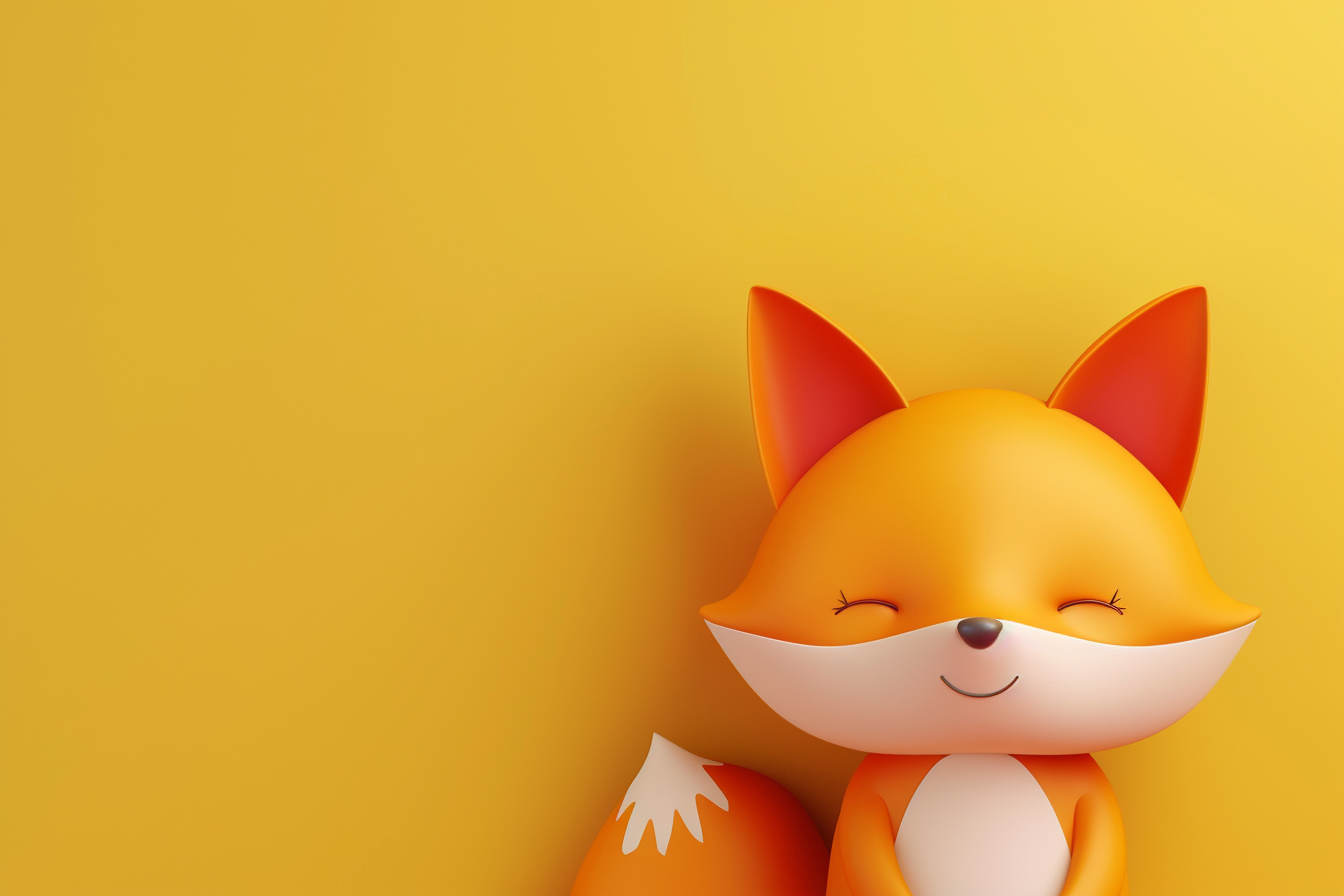 Cute Red Fox Smiling Image