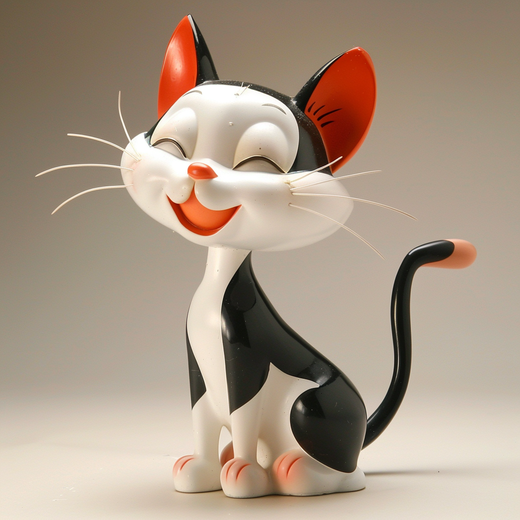 Plastic Toy Cat Chuck Jones