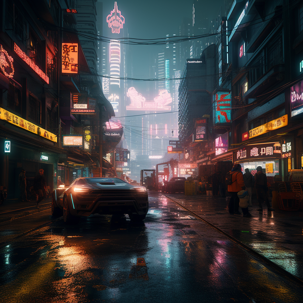 Stunning Cyberpunk Ultra HD Hyperrealistic Cinematic