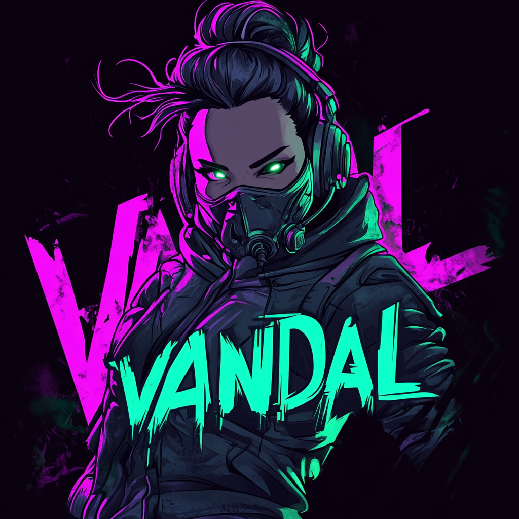 Cyberpunk Vandal Twitch Emote