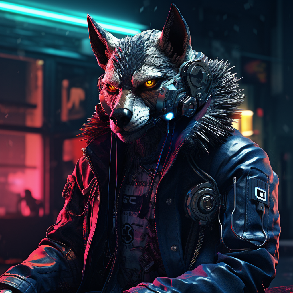 Cyberpunk Werewolf Picture