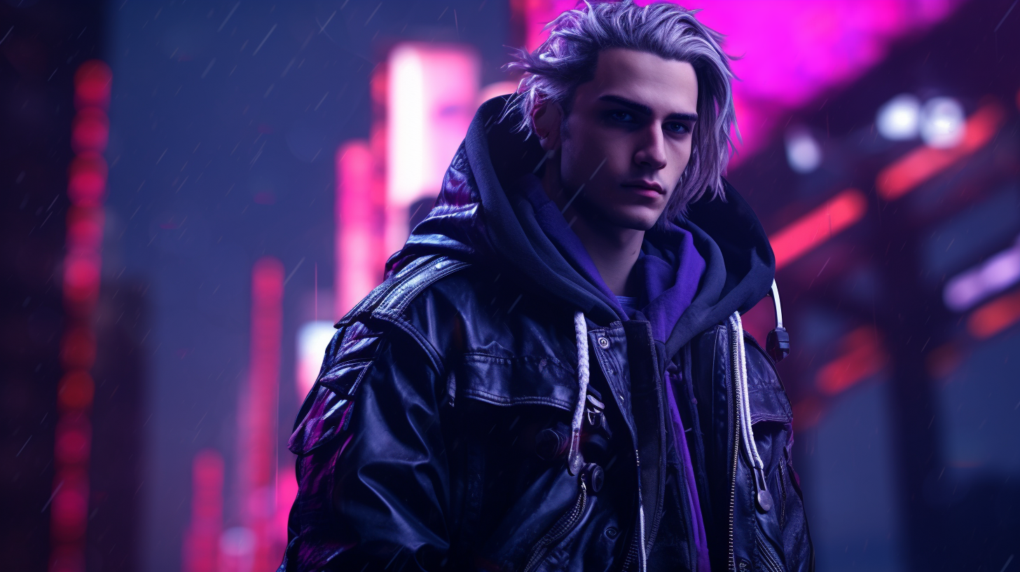 Cyberpunk Male Fashion Street Style