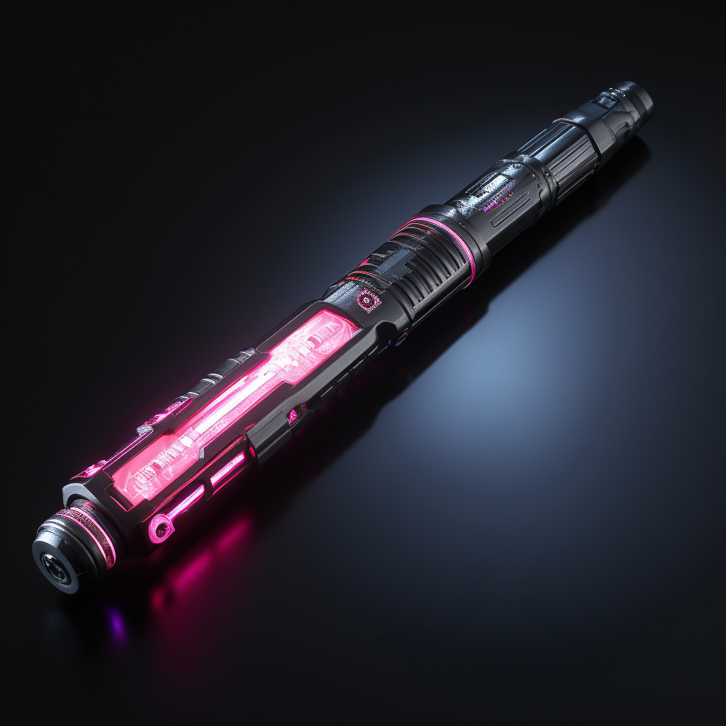 Futuristic cyberpunk pulse baton