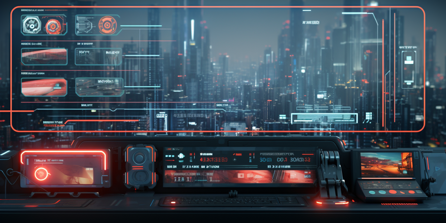 Cyberpunk UI AR 2:1