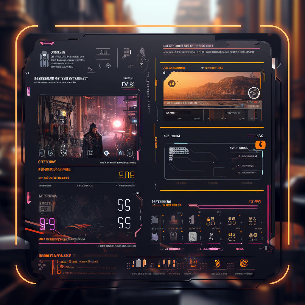 Cyberpunk UI Design