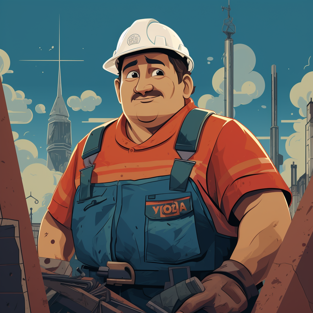 Czech construction worker film poster