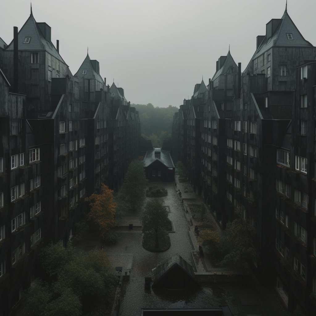 Stunning Czech Gothic Housing Estate Image