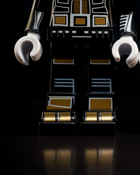 Daft Punk Lego Robots in Formation