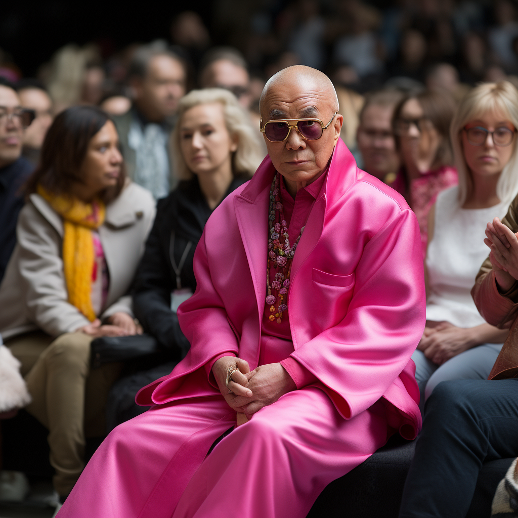 Dalai Lama as Ken from Barbie