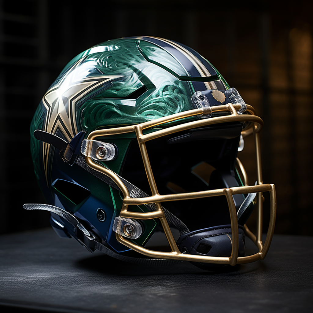 Dallas Cowboy Loki Helmet Image