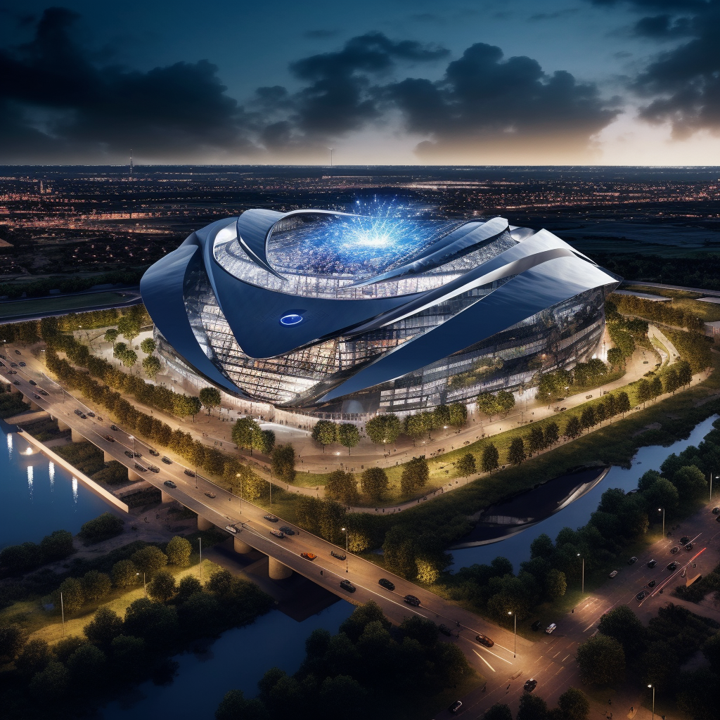 Dallas Cowboys Football Stadium in the Amazon Rainforest