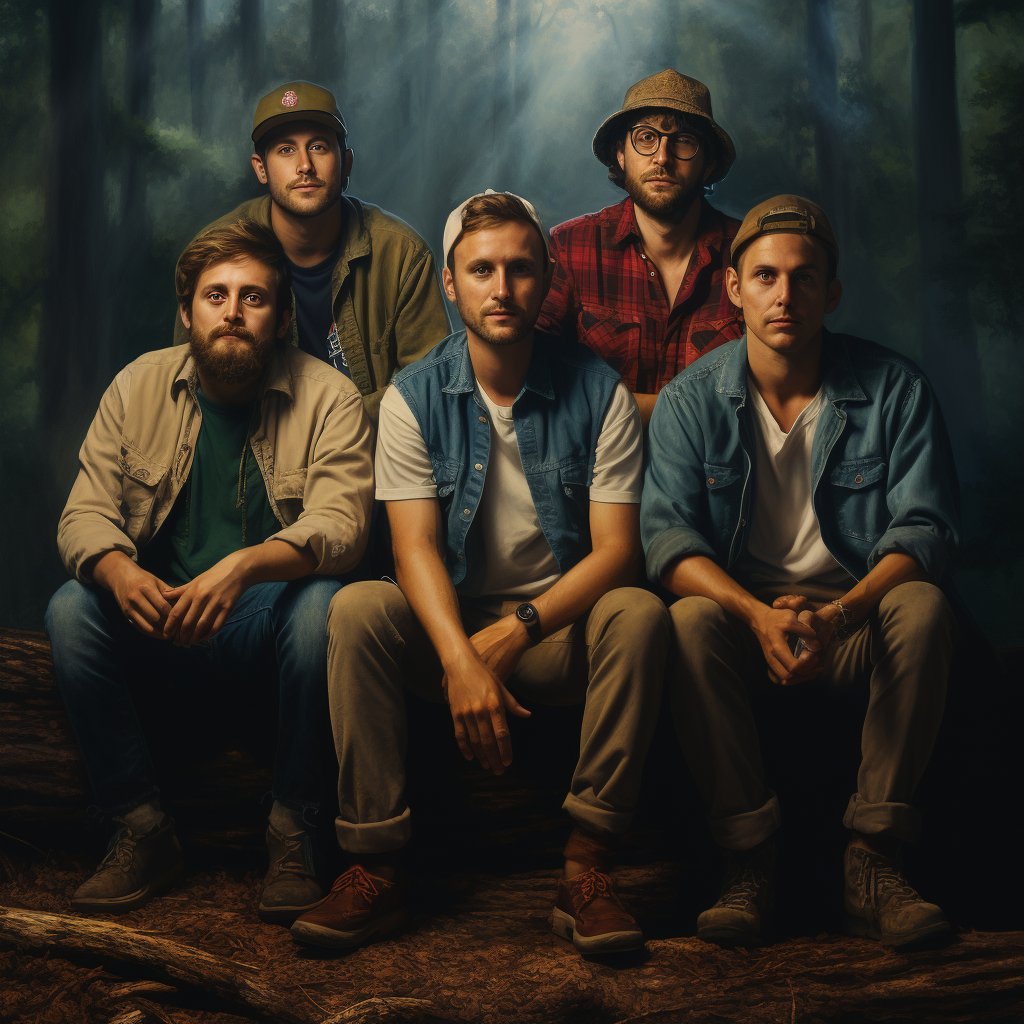 Group of Men in Daniel Boone Forest