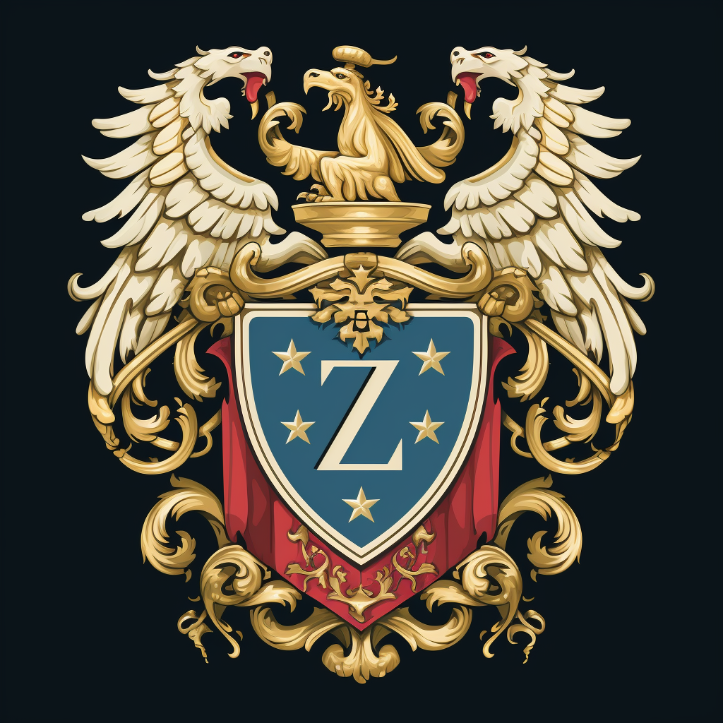 Danish Style Coat of Arms with Z