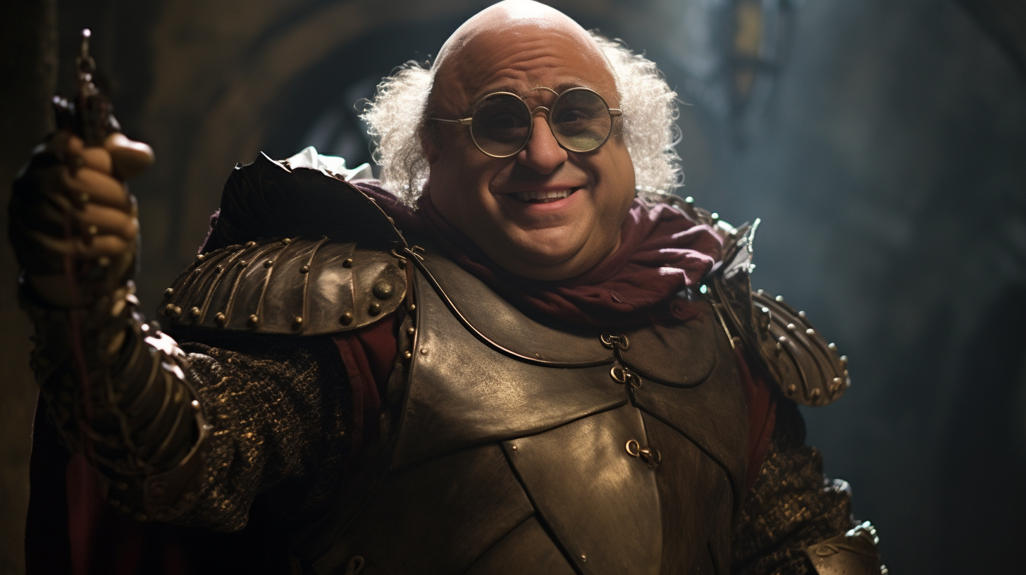 Danny Devito as Fantasy Knight