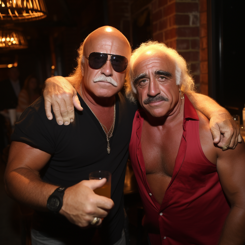 Danny Devito Hulk Hogan Baby Photo