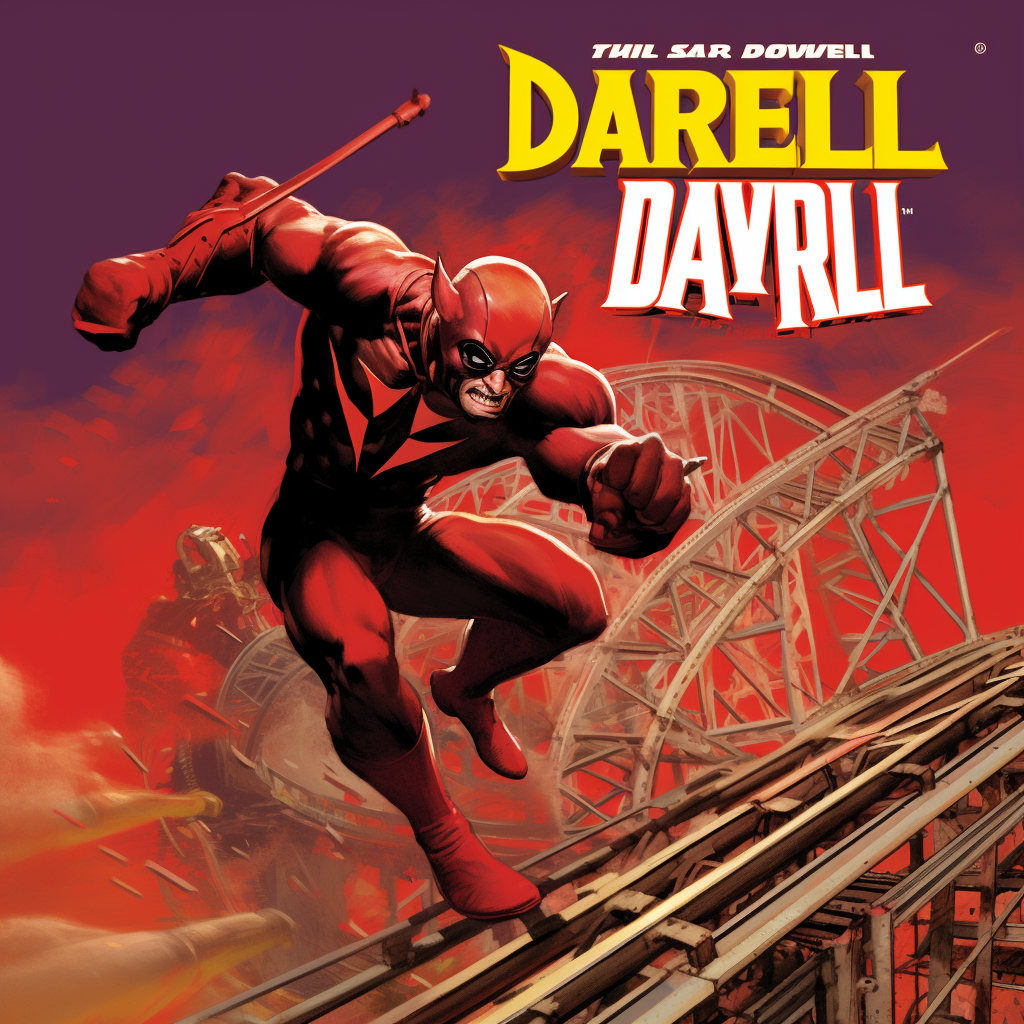 Marvel Daredevil Rollercoaster Fight Logo