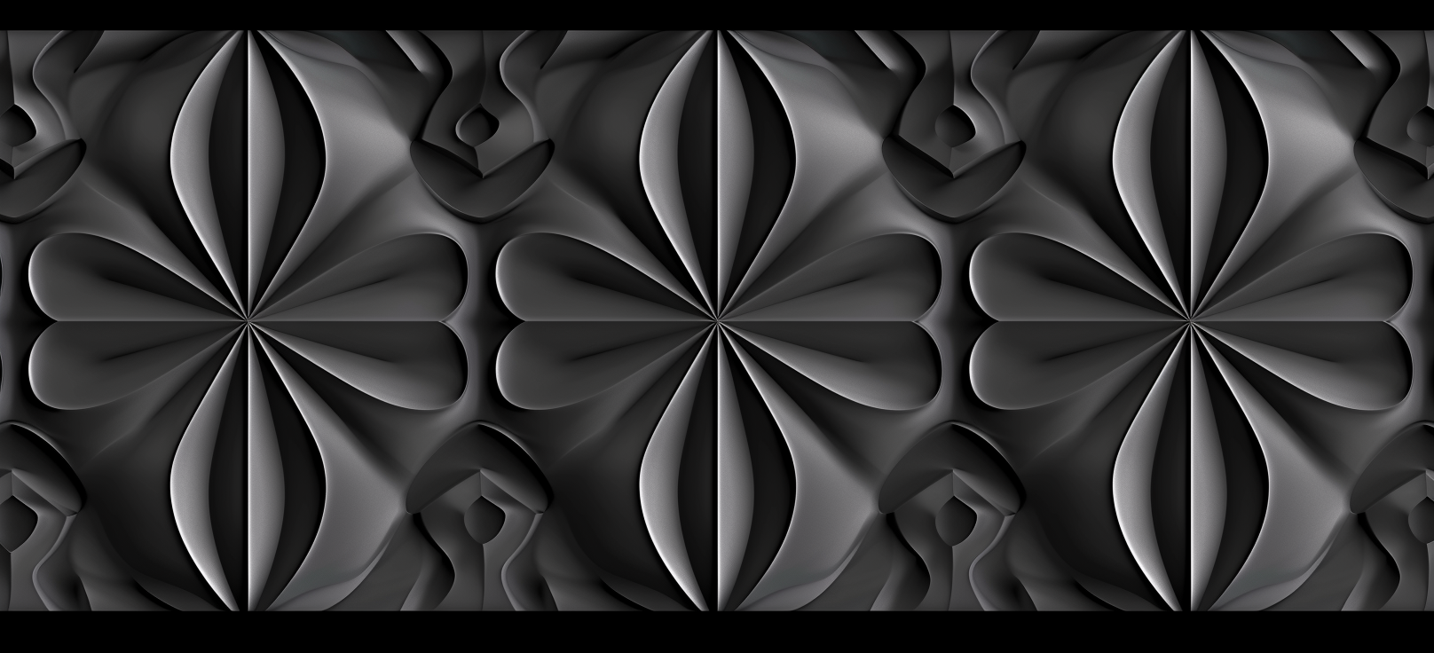 Dark geometry art pattern