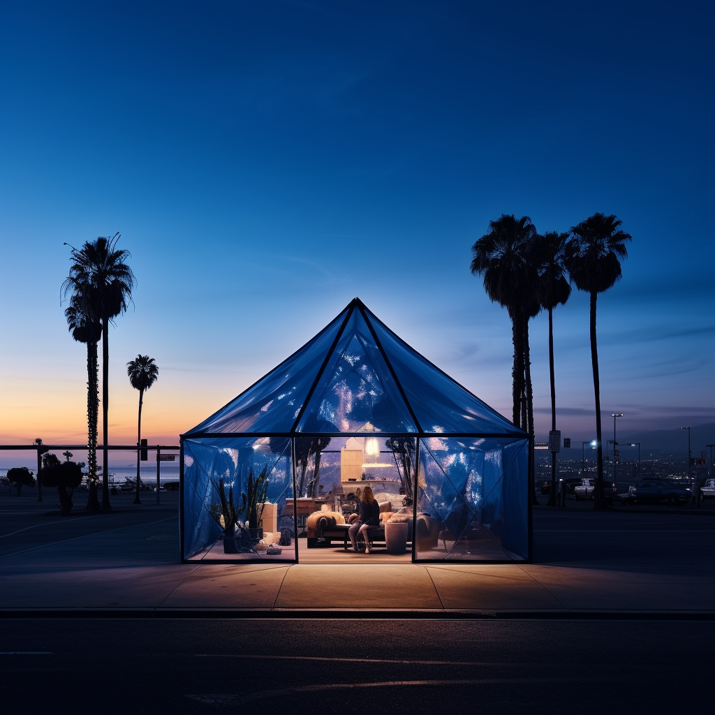 Dark Blue Tent Fortuneteller Fair