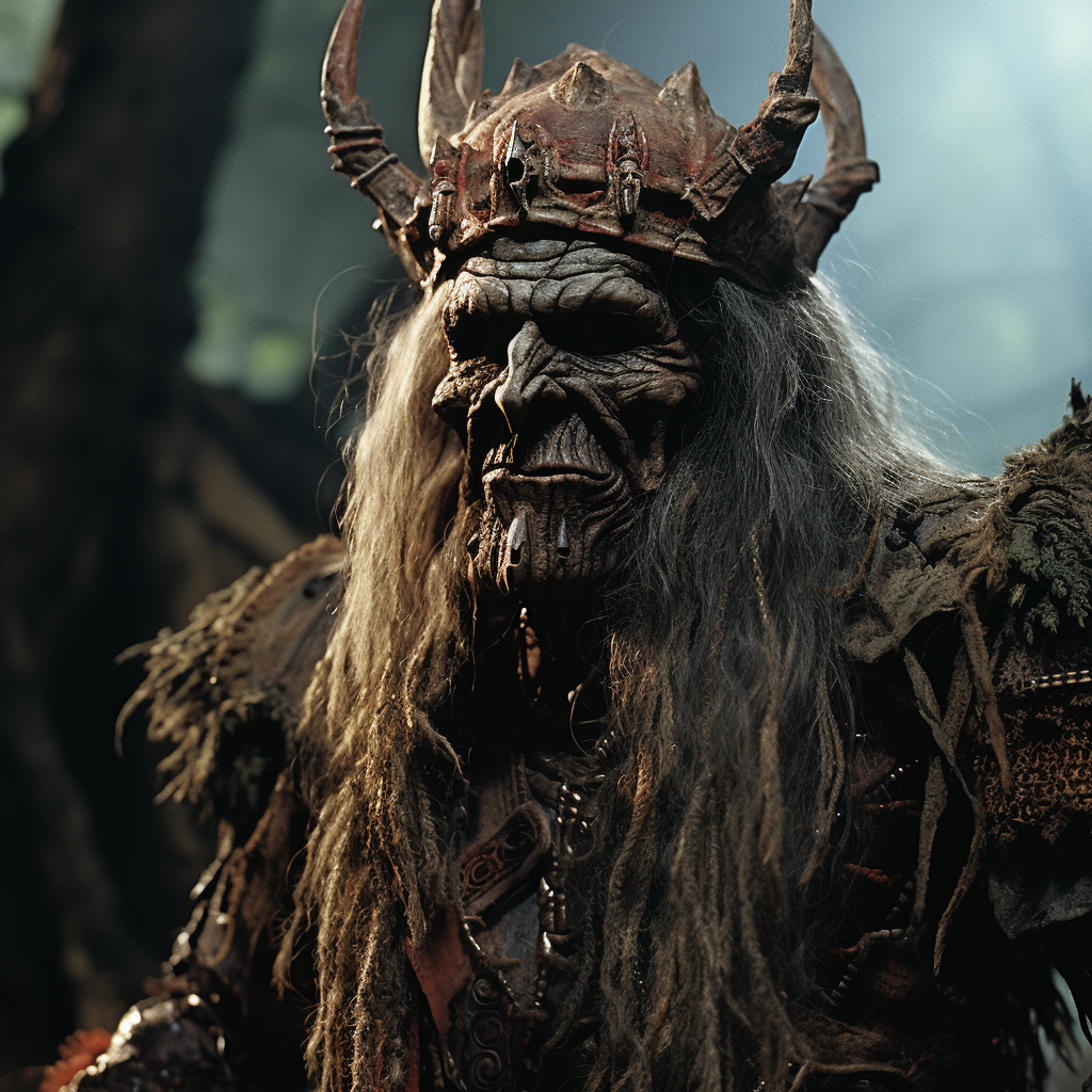 Orc Shaman in Dark Fantasy DVD Screengrab