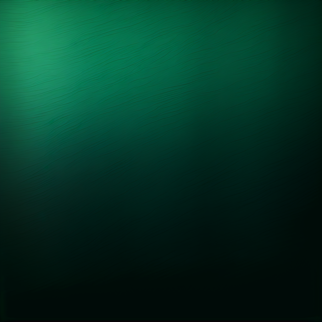 Ombre gradient background in dark green