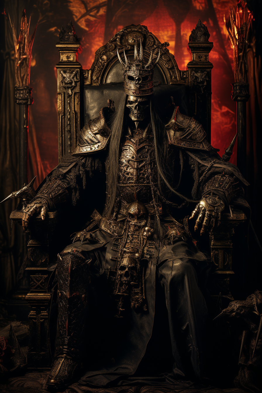 Dark King Tarot Card Iconography