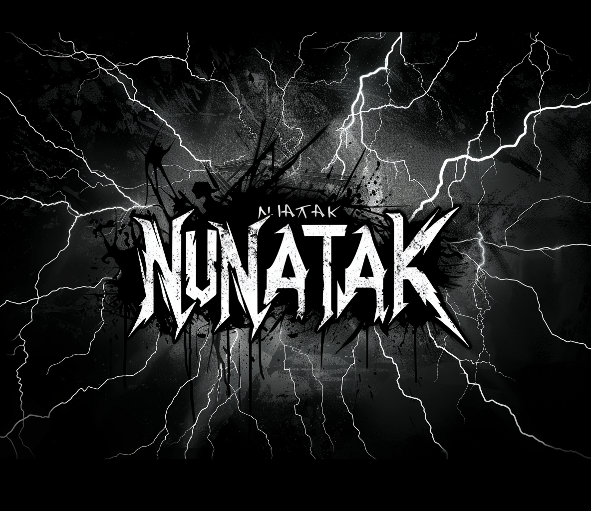 Grunge Style Nunatak Logo