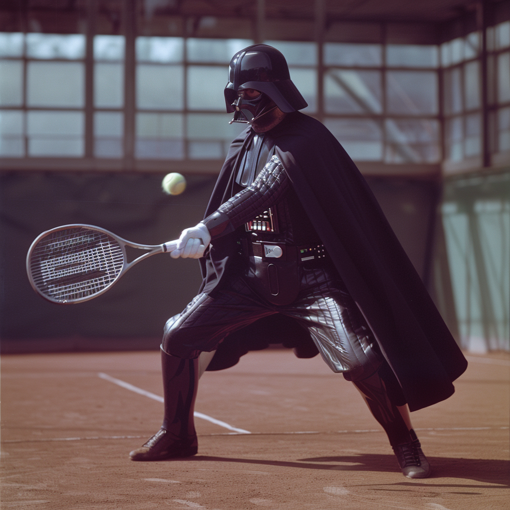 Dark Vader Tennis Force Shot