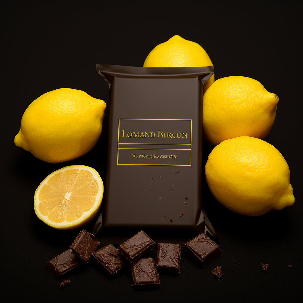 Dark Chocolate Lemon Flavor Bar Packet