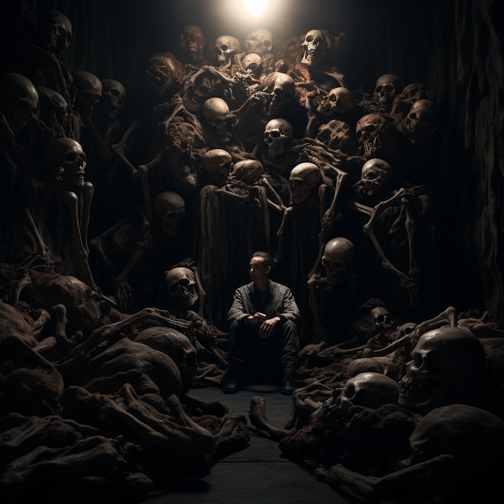 Zbrush Concept Art of Dark Creepy Room