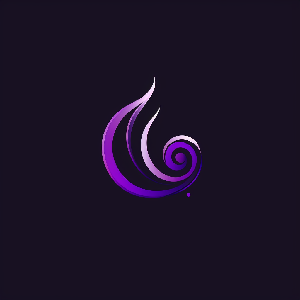 Dark Purple Software Development Logo