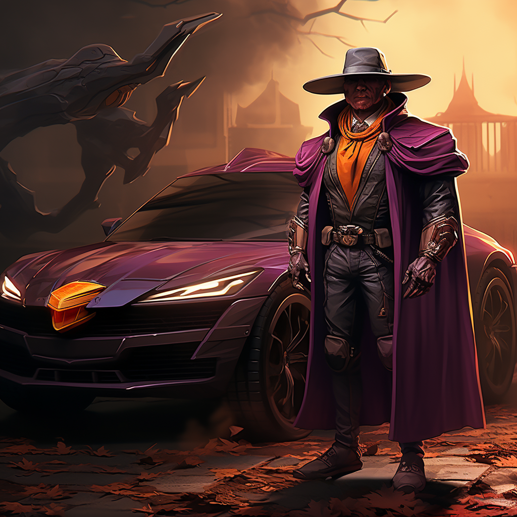 Darkwing Duck with Lamborghini Urus