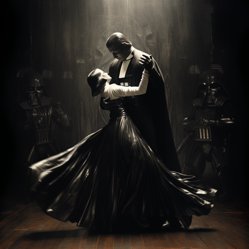 Darth Vader dancing tango in 1930