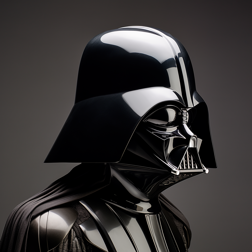 Darth Vader's head side view