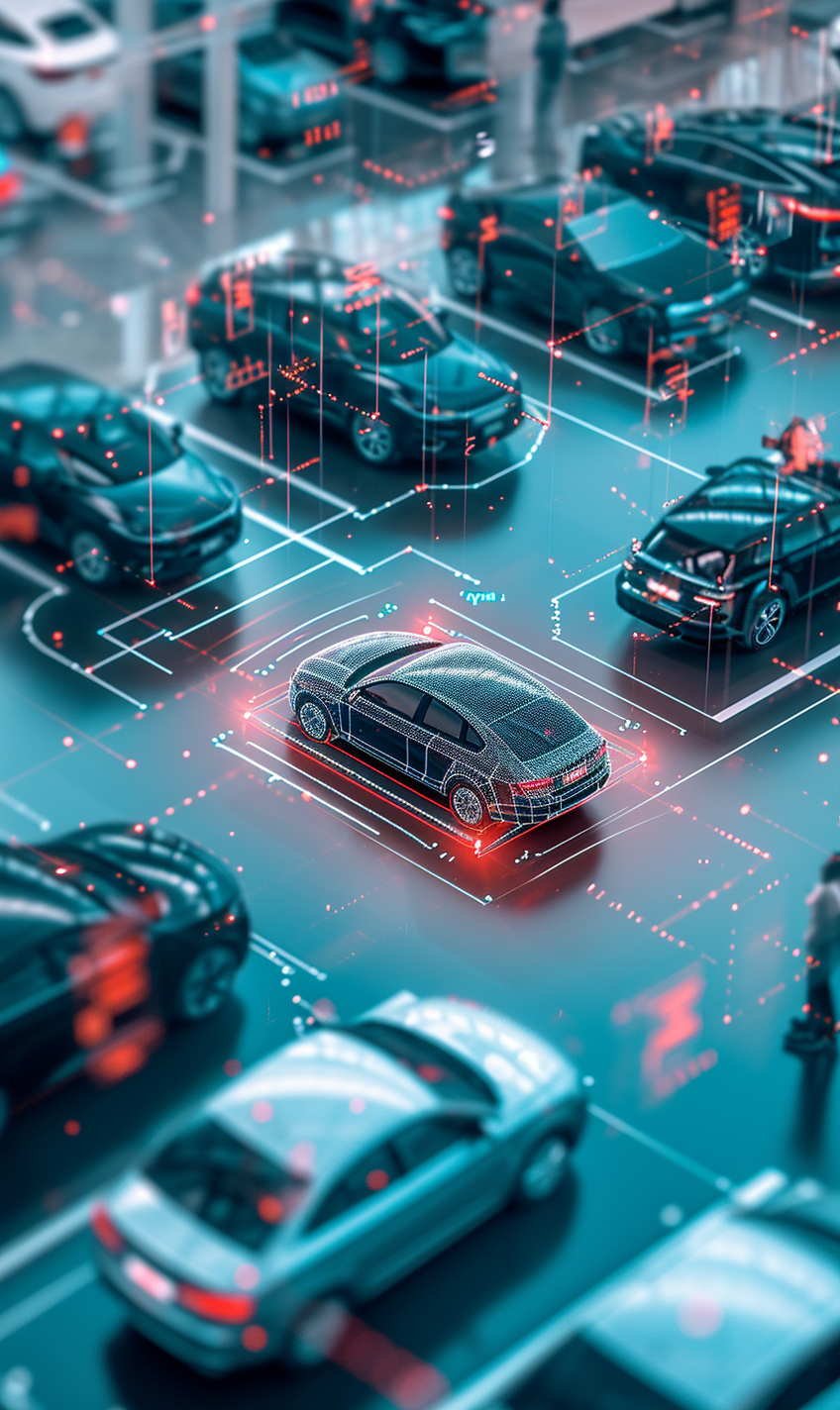 AI diagrams in car dealership