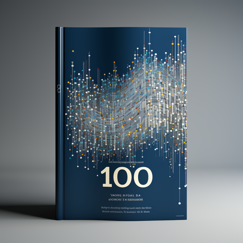 Book cover on data with 100