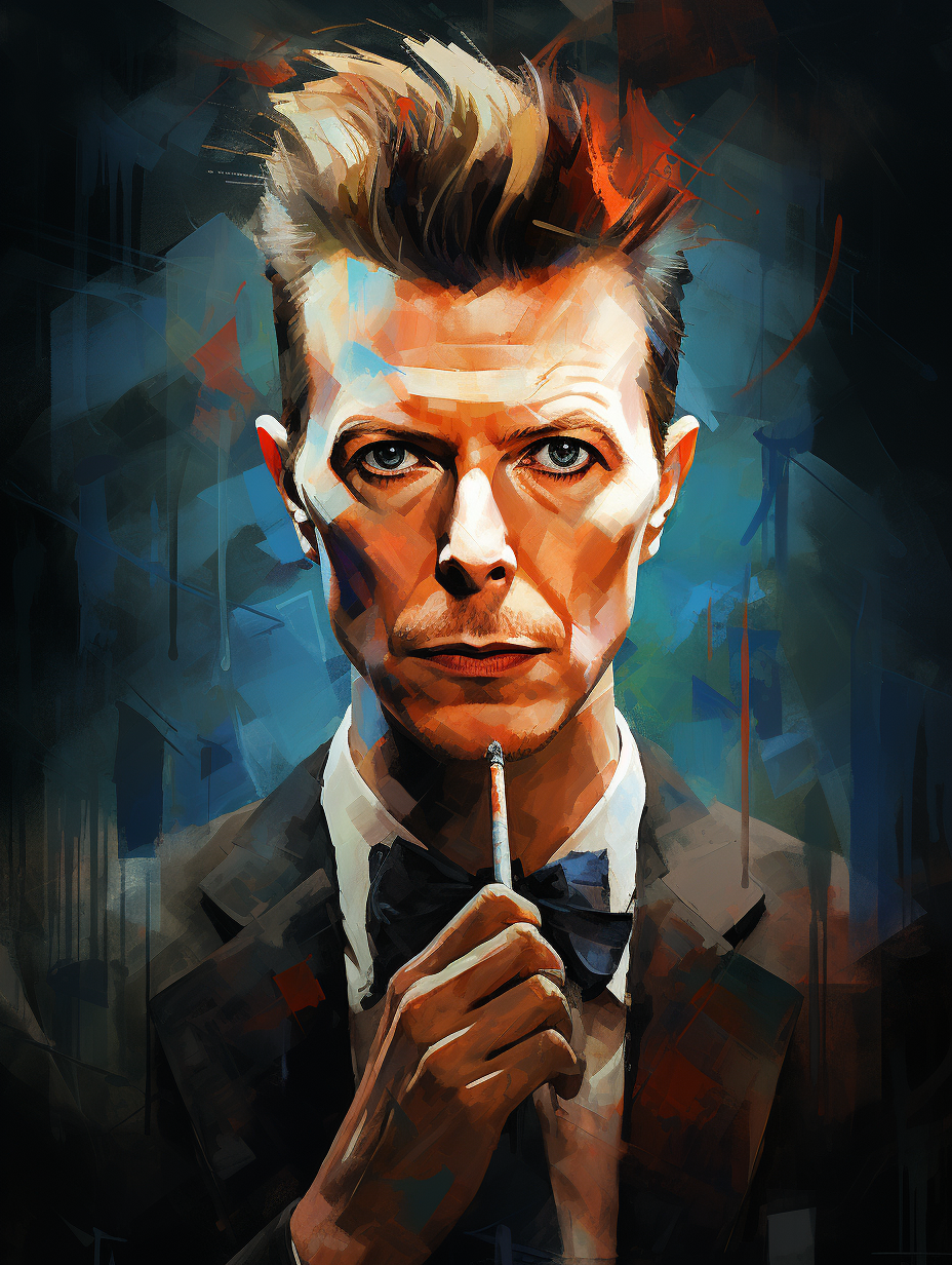 David Bowier illustration by Jeff Dekal and David Palumbo