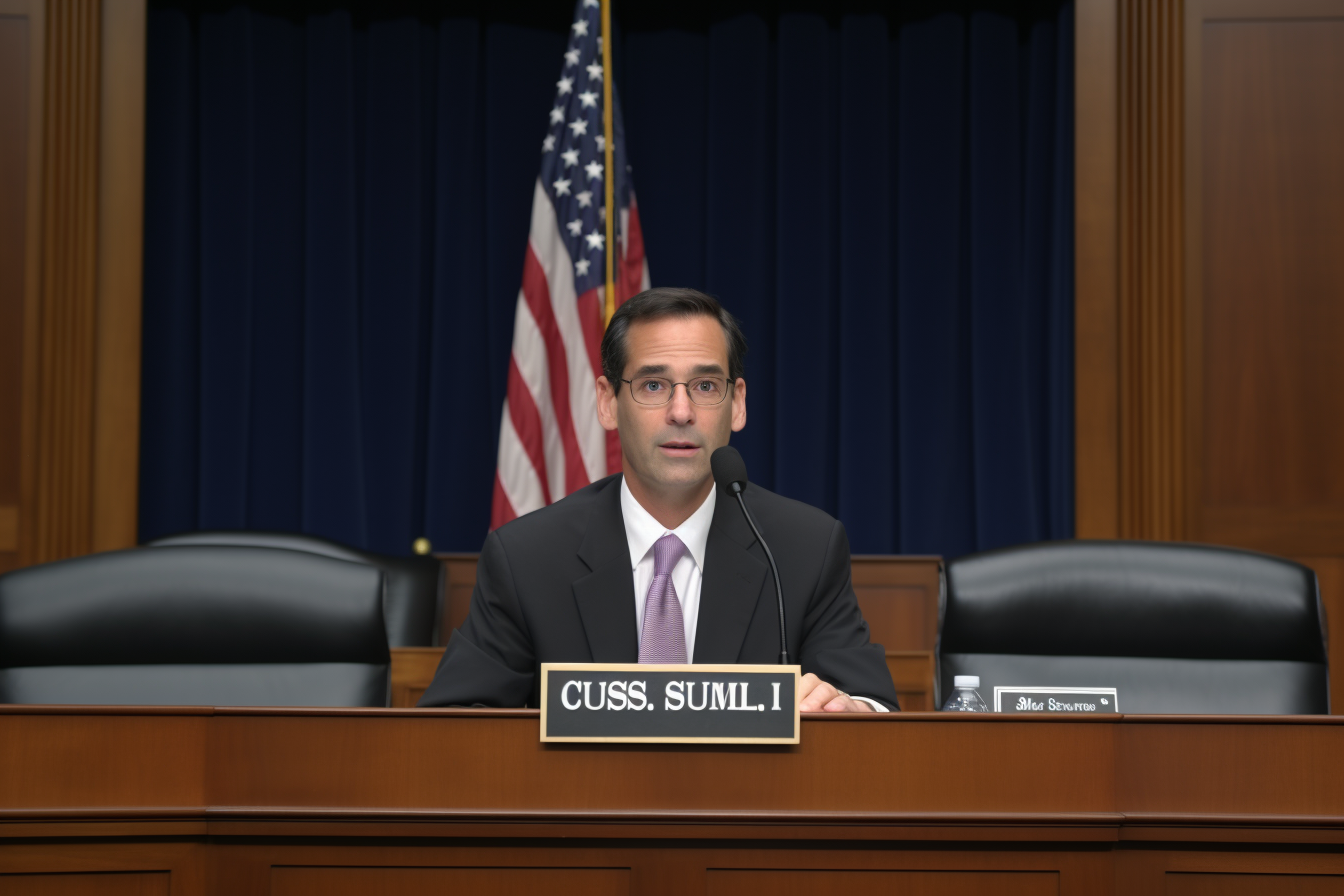 David Grush giving testimony in Congress