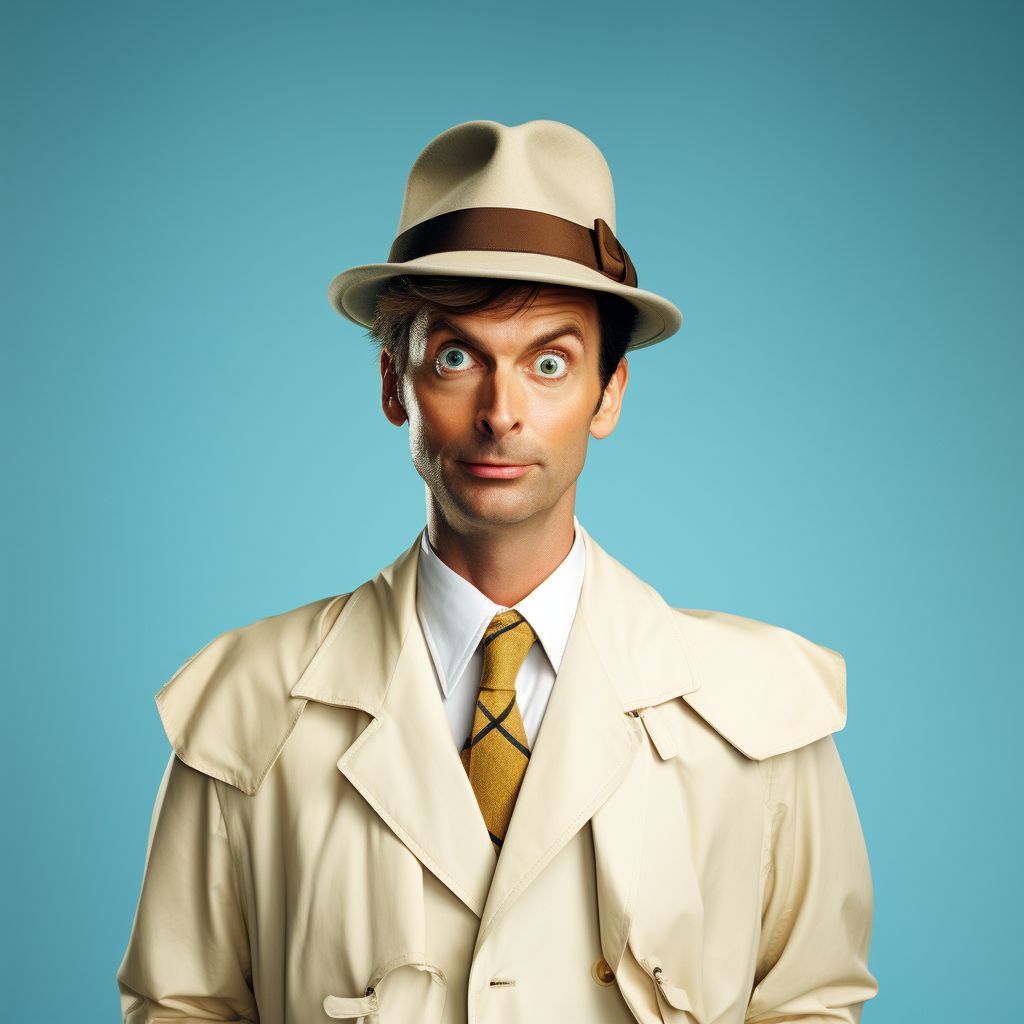 Young David Tennant as Inspector Gadget