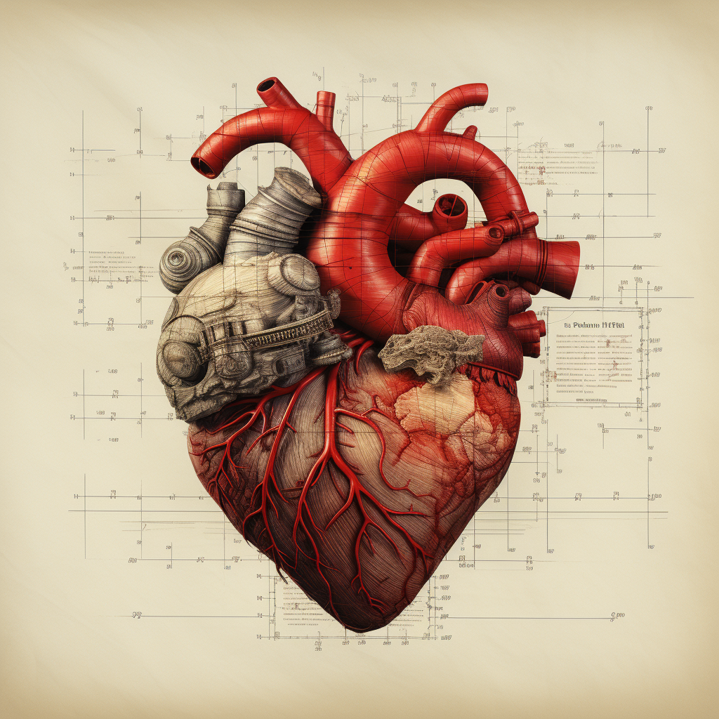 Automatically corrected human heart by Davinci