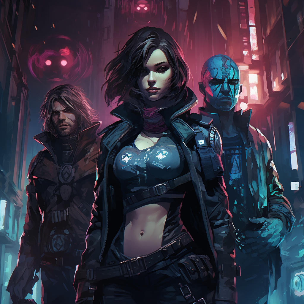 Cyberpunk DC Comics Characters