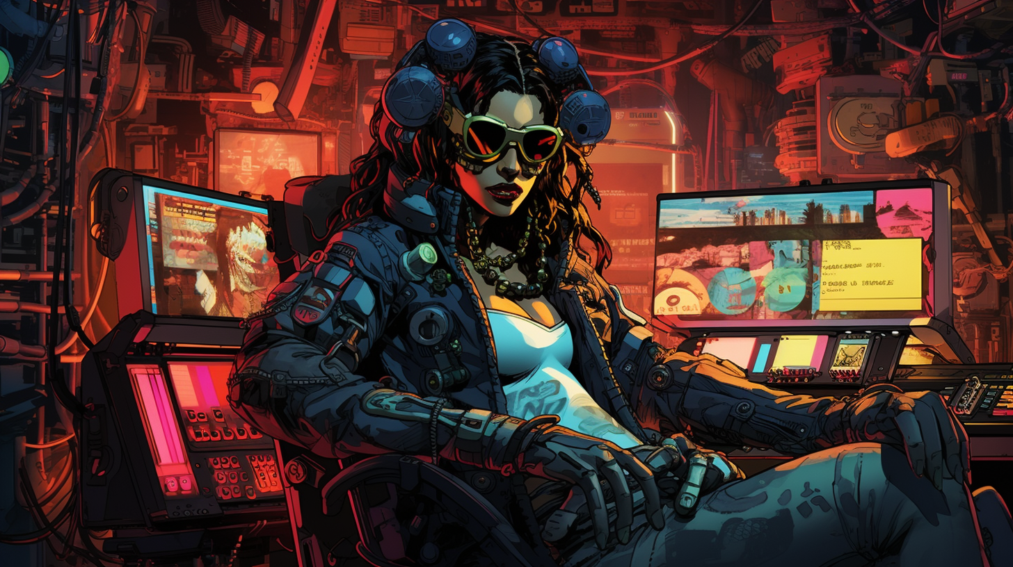 DC Comix Characters in Cyberpunk