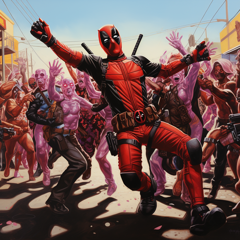 Deadpool Conga Line Picture