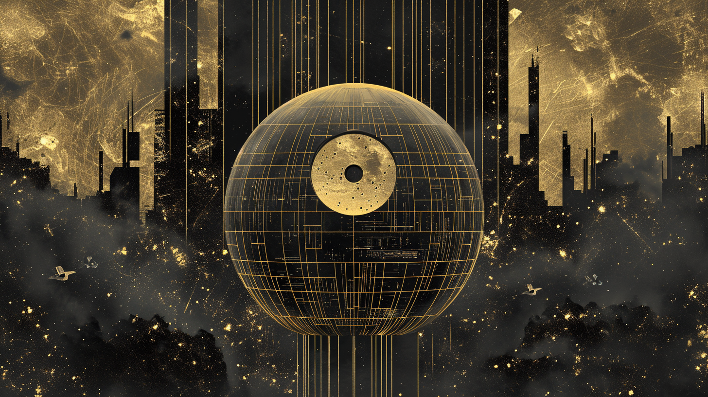 Death Star Tarot Card