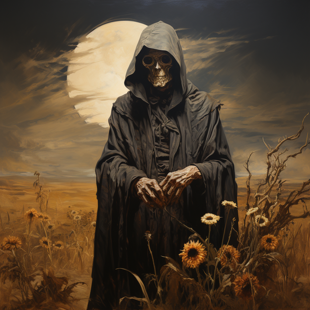 Grim Reaper holding a scythe