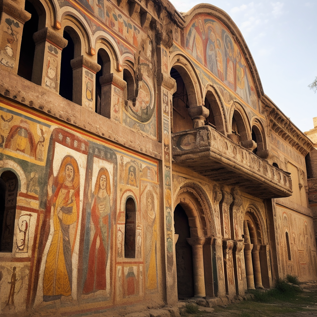 Ancient Debre Sina Monastery in Eritrea