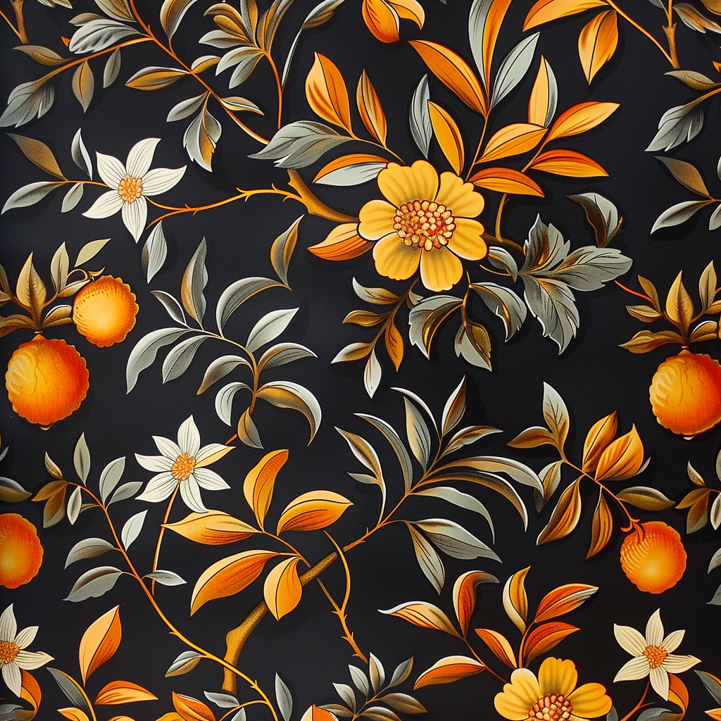 Decorative wallpaper pattern design